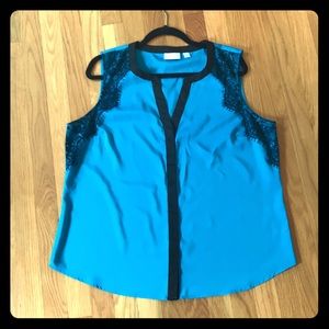 XL NY & Co aqua top